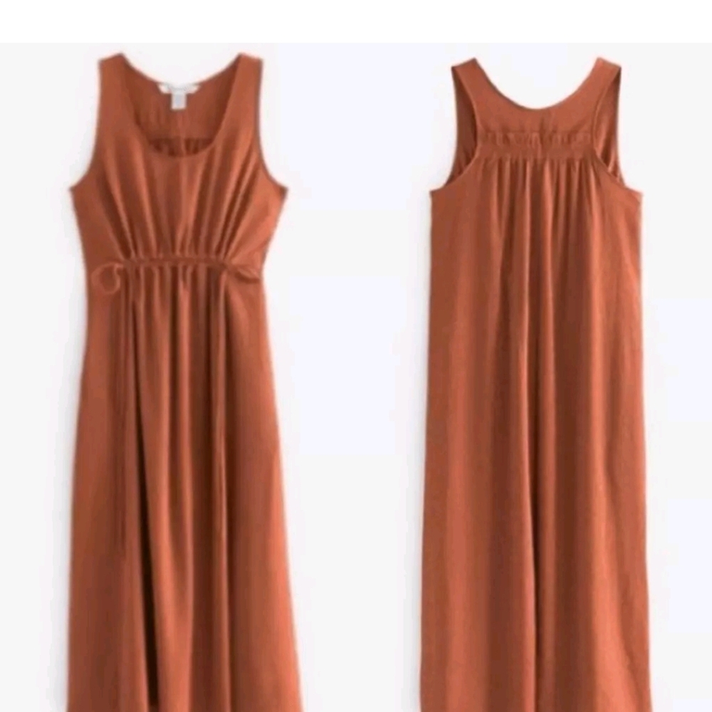 Rust Sleeveless Maxi Dress Athleta
